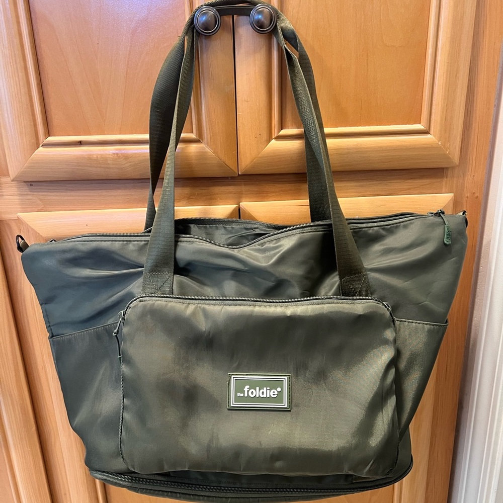 Olive Green Tote Bag